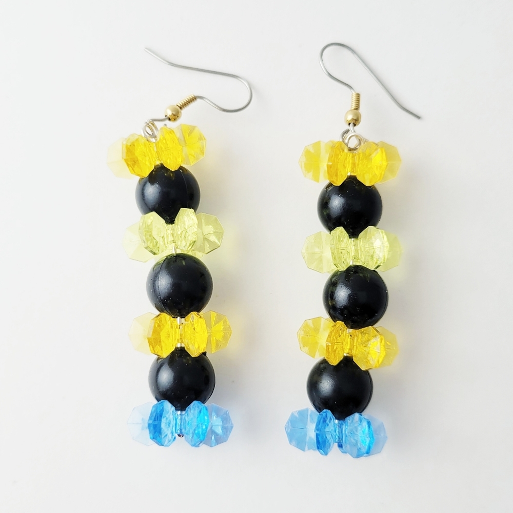 Upcycled Plastic Earrings by Ada